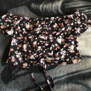 Shirt crop top